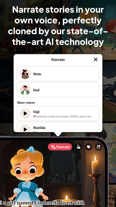 MomSays: AI Bedtime Stories Screenshots