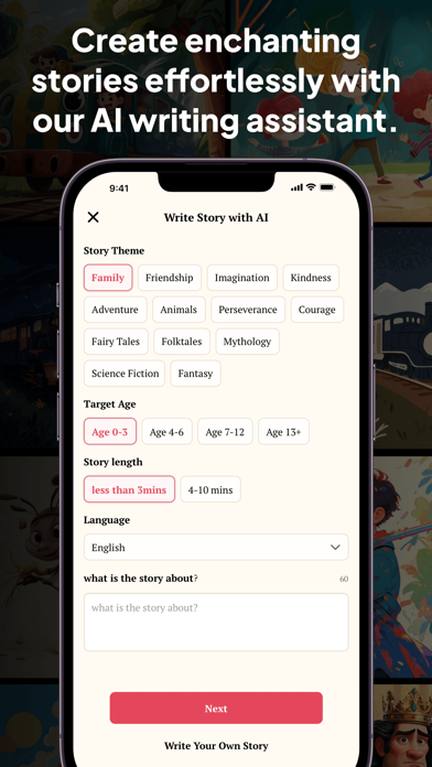 MomSays: AI Bedtime Stories Screenshots