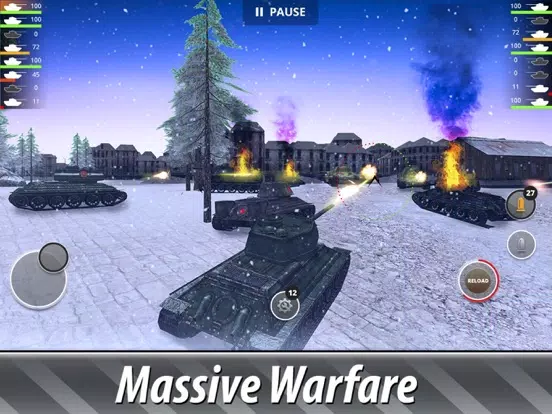 Tank Battles 3D: WWII Warfare iPad  Screenshots