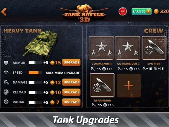 Tank Battles 3D: WWII Warfare iPad  Screenshots