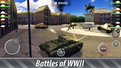 Tank Battles 3D: WWII Warfare Screenshots