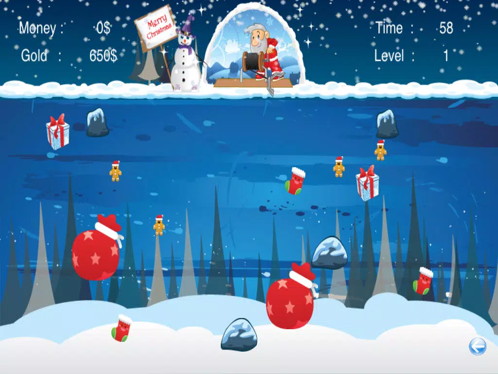ภาพหน้าจอของ ChristmasMiner iPad 