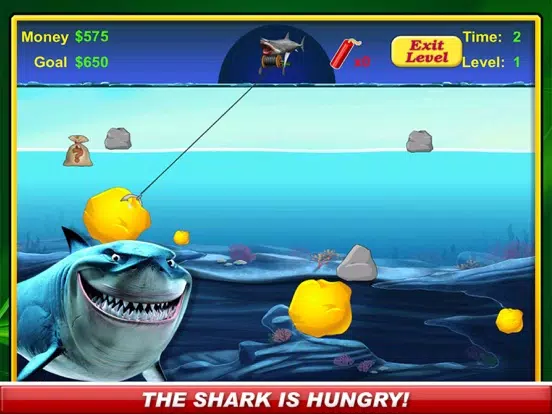 Shark Food Attack Prize Grabber Fishing Ocean Games iPad Screenshots