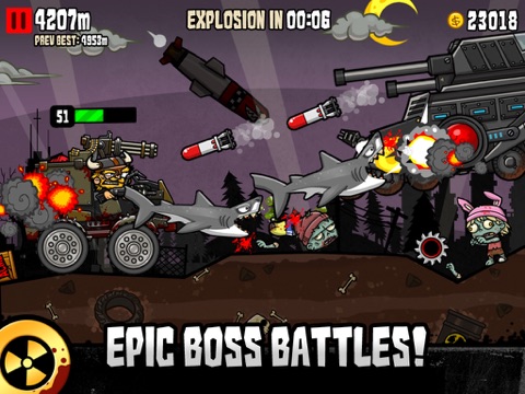 Screenshot di Nuclear Outrun iPad 