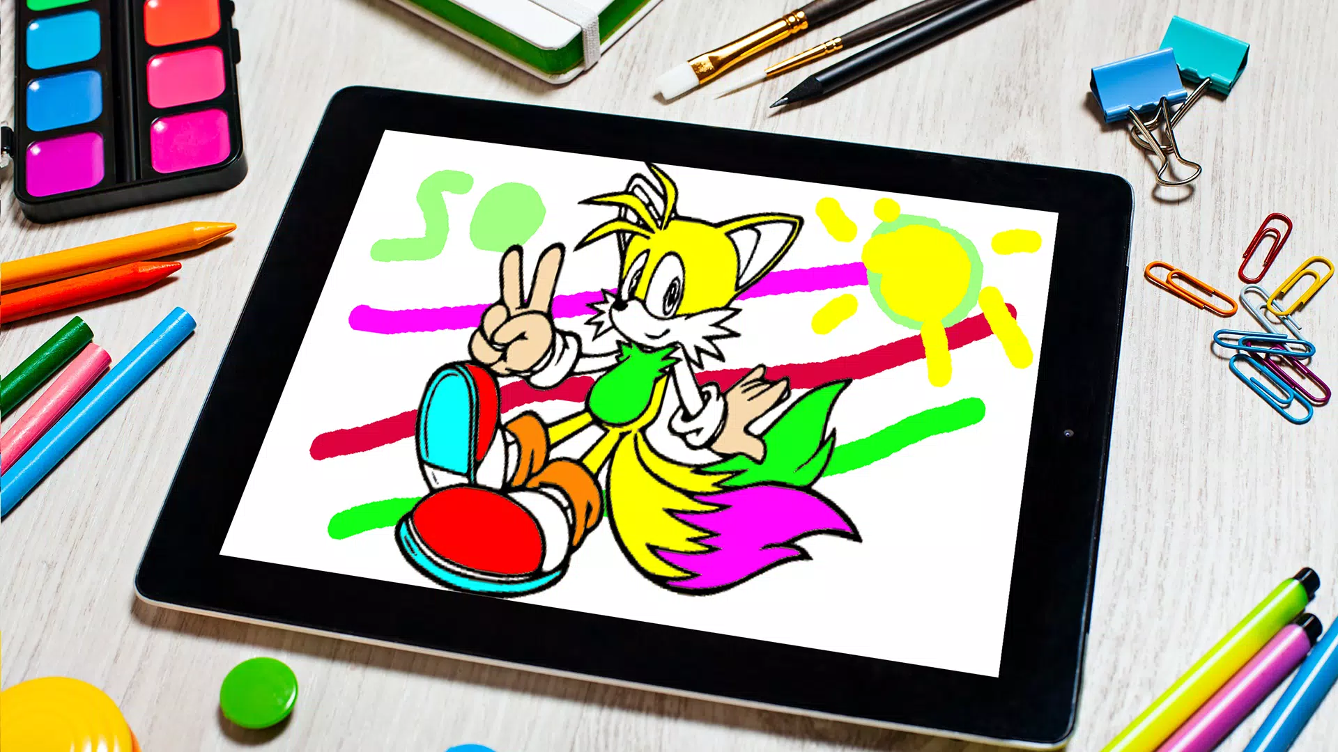 Soni Coloring Blue Hedgehogs. Screenshots