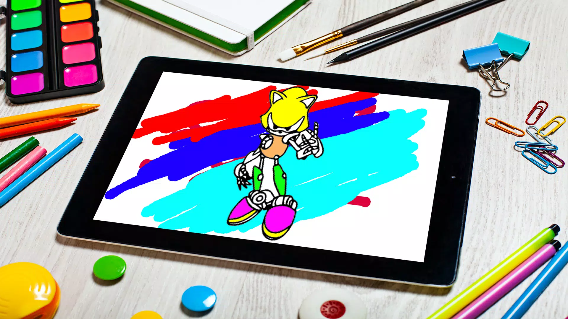 Soni Coloring Blue Hedgehogs. Screenshots