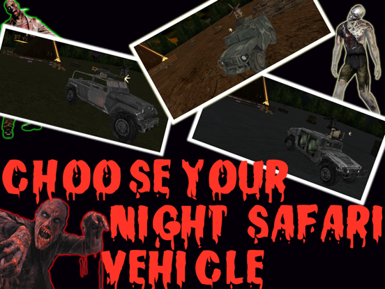 Night At Zombie Island Driving iPad  Screenshots