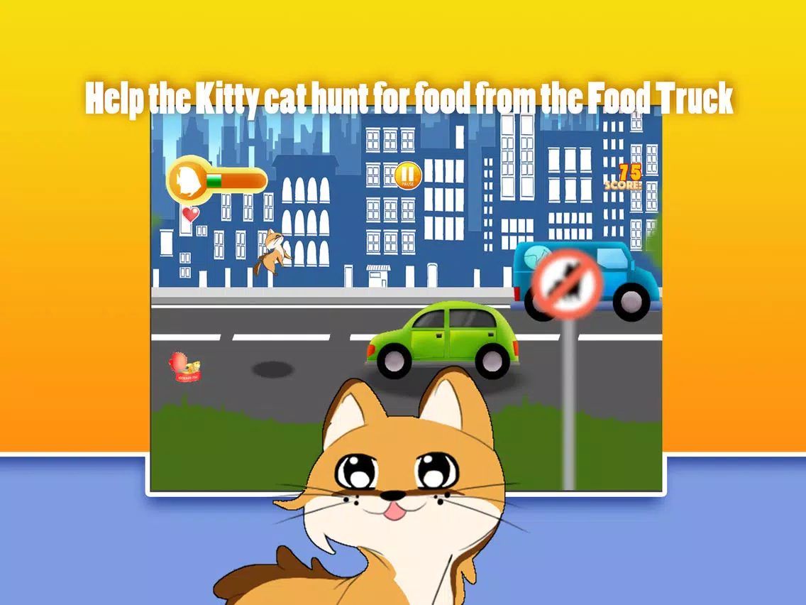 Kitty Cat and the City: Cute Pet in Hunt for Food (FREE) iPad  Screenshots
