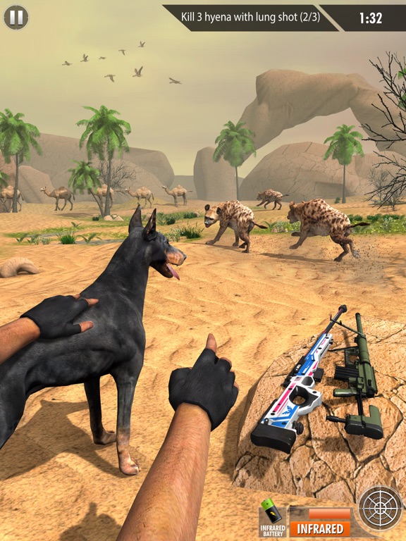 Captures d'écran de Wild Animal Hunt: Sniper Shoot iPad 
