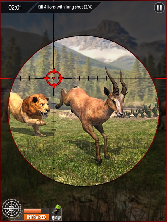 Captures d'écran de Wild Animal Hunt: Sniper Shoot iPad 