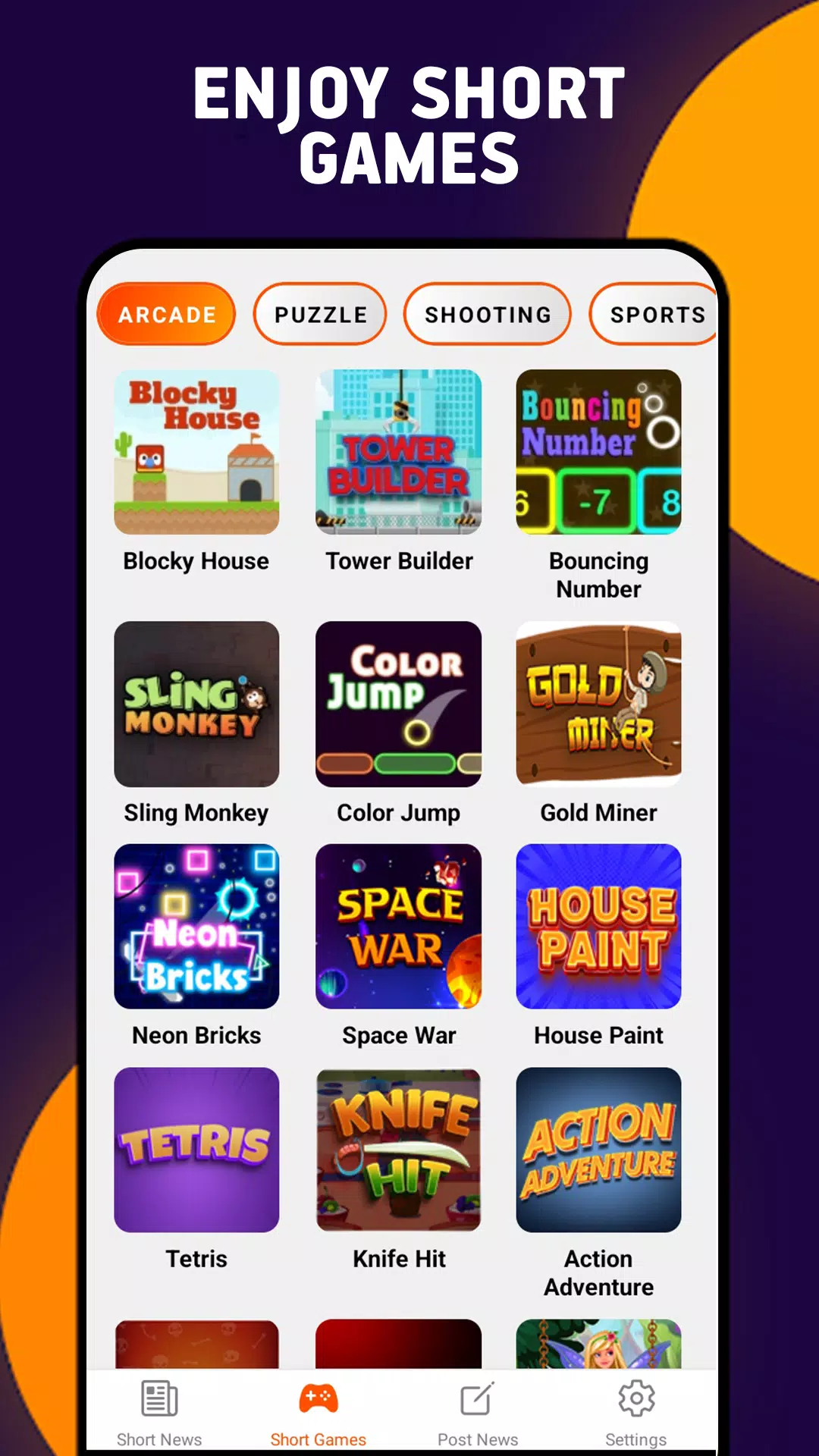 Gamer Shorts Screenshots