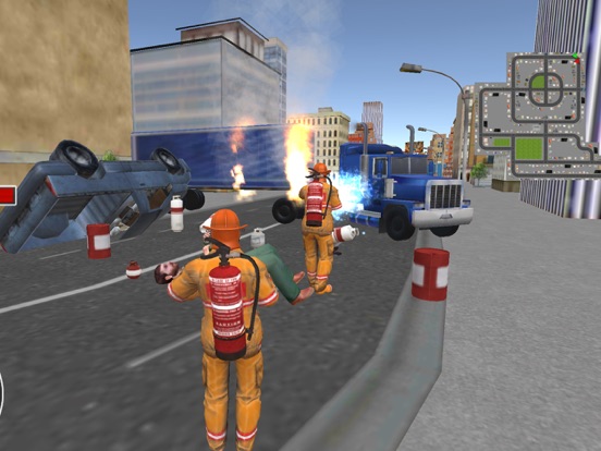Fire Man City Rescue 2017 iPad  스크린샷