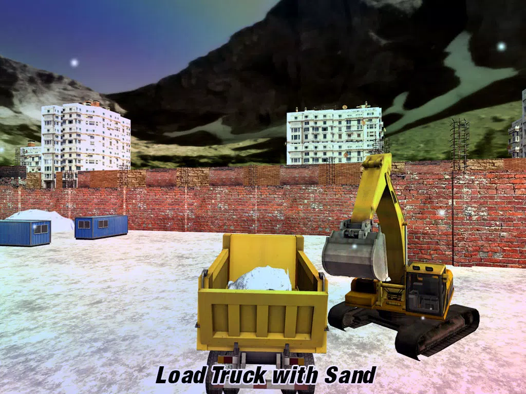 Extreme Snow Excavator Tractor Simulator 3D Game – Heavy Dump Truck and Loader Machine iPad Screenshots