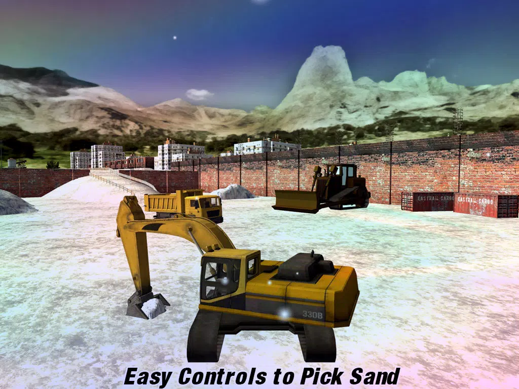 Extreme Snow Excavator Tractor Simulator 3D Game – Heavy Dump Truck and Loader Machine iPad Screenshots