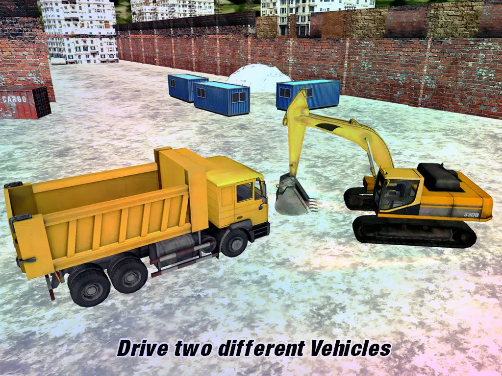 Extreme Snow Excavator Tractor Simulator 3D Game – Heavy Dump Truck and Loader Machine iPad Screenshots