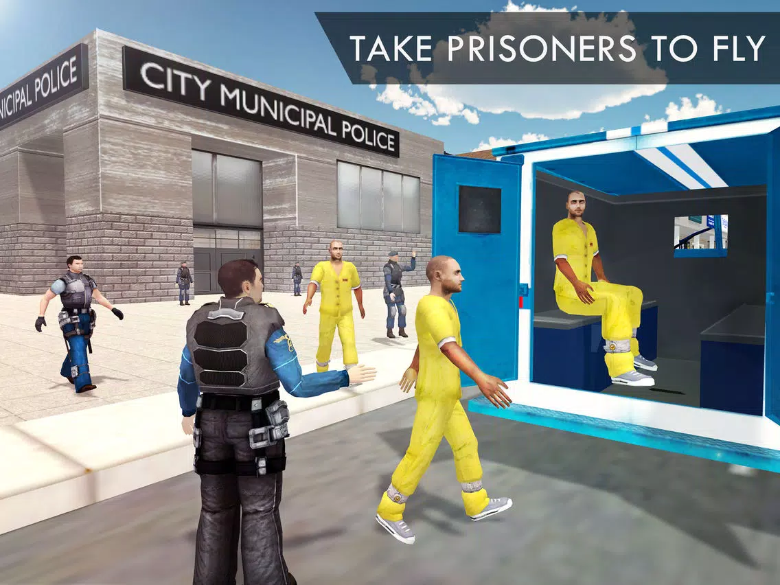 Jail criminal transport plane - flight mission iPad Screenshots