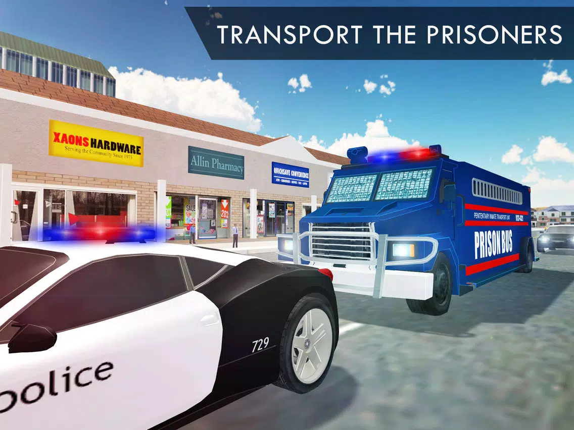 Jail criminal transport plane - flight mission iPad Screenshots