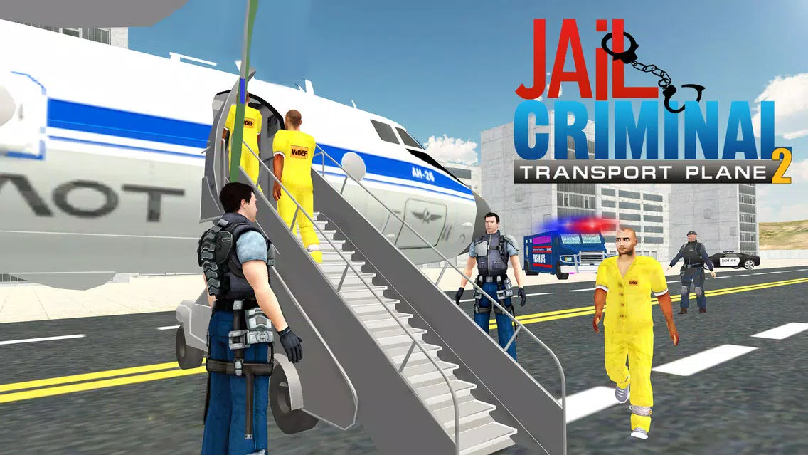 Jail criminal transport plane - flight mission Screenshots