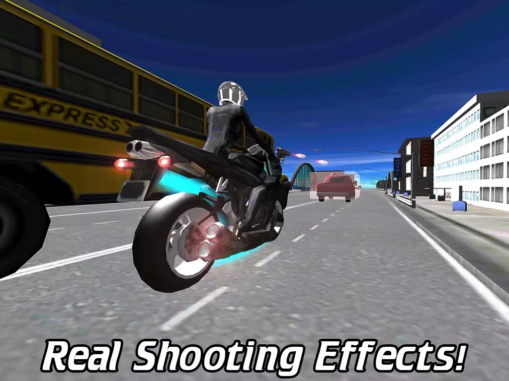 Police Bike Racing Simulator 3D – Chase & Shoot Crime Town Street Robbers Cars as an police moto driver iPad  Ekran Görüntüleri