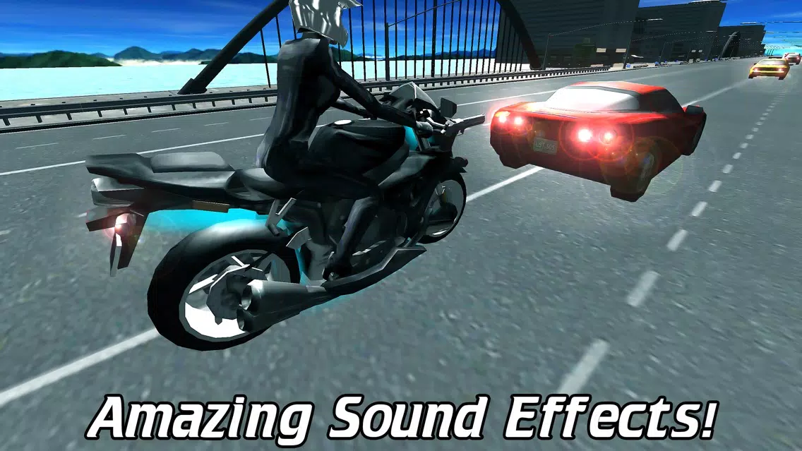 Police Bike Racing Simulator 3D – Chase & Shoot Crime Town Street Robbers Cars as an police moto driver Ekran Görüntüleri