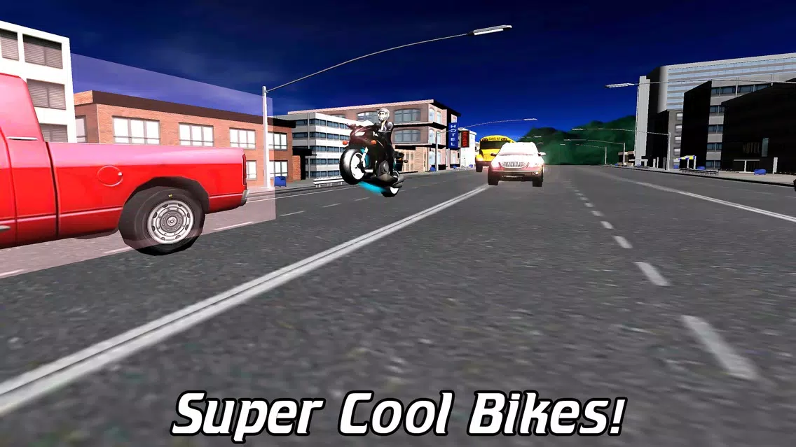 Police Bike Racing Simulator 3D – Chase & Shoot Crime Town Street Robbers Cars as an police moto driver Ekran Görüntüleri