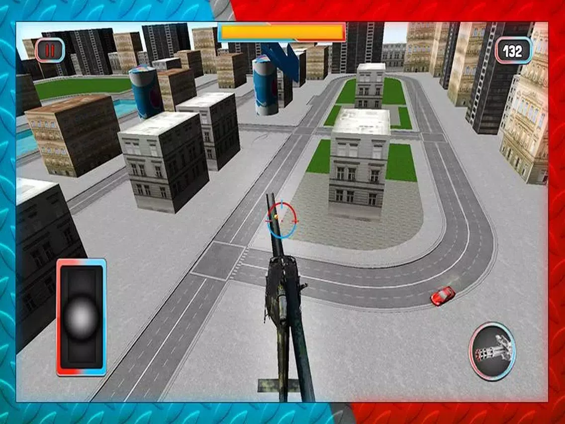 3D City Police Helicopter Flight Simulator iPad Screenshots
