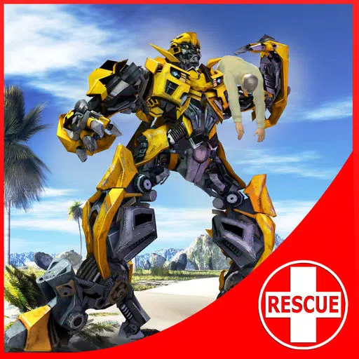 Robot Squad - Beach Rescue: Flying Robot Hero Robot Squad - Beach Rescue: Flying Robot Hero