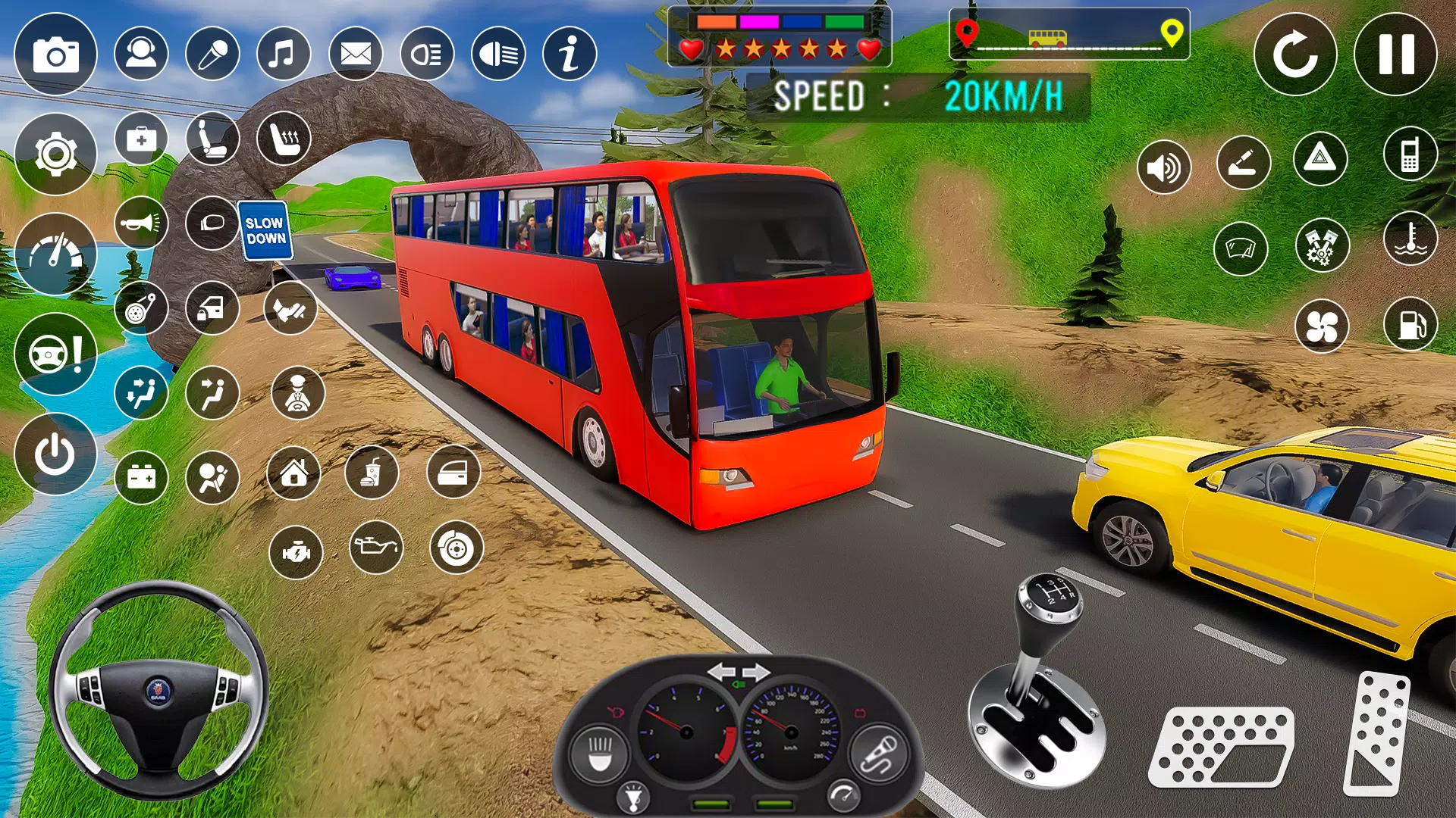 Bus Simulator School Bus Game应用截图
