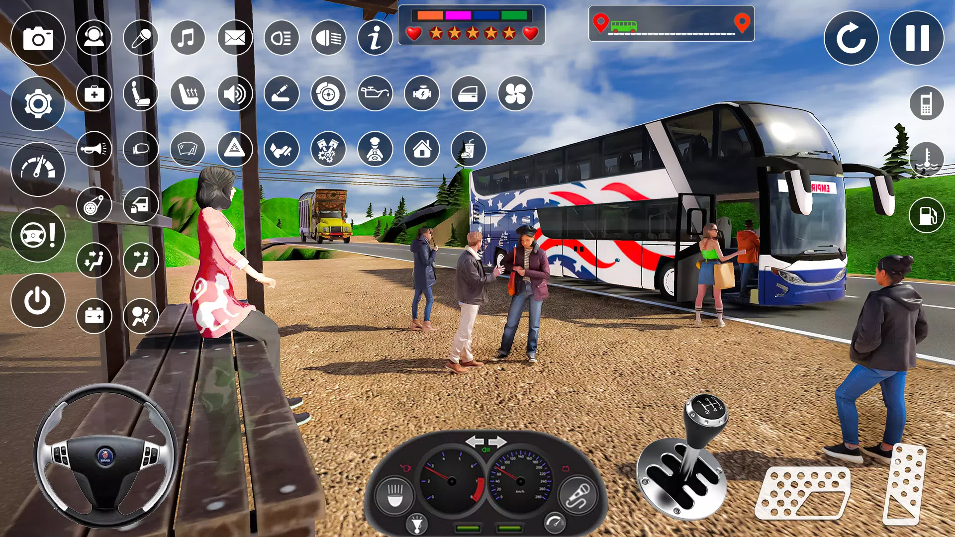 Bus Simulator School Bus Game应用截图