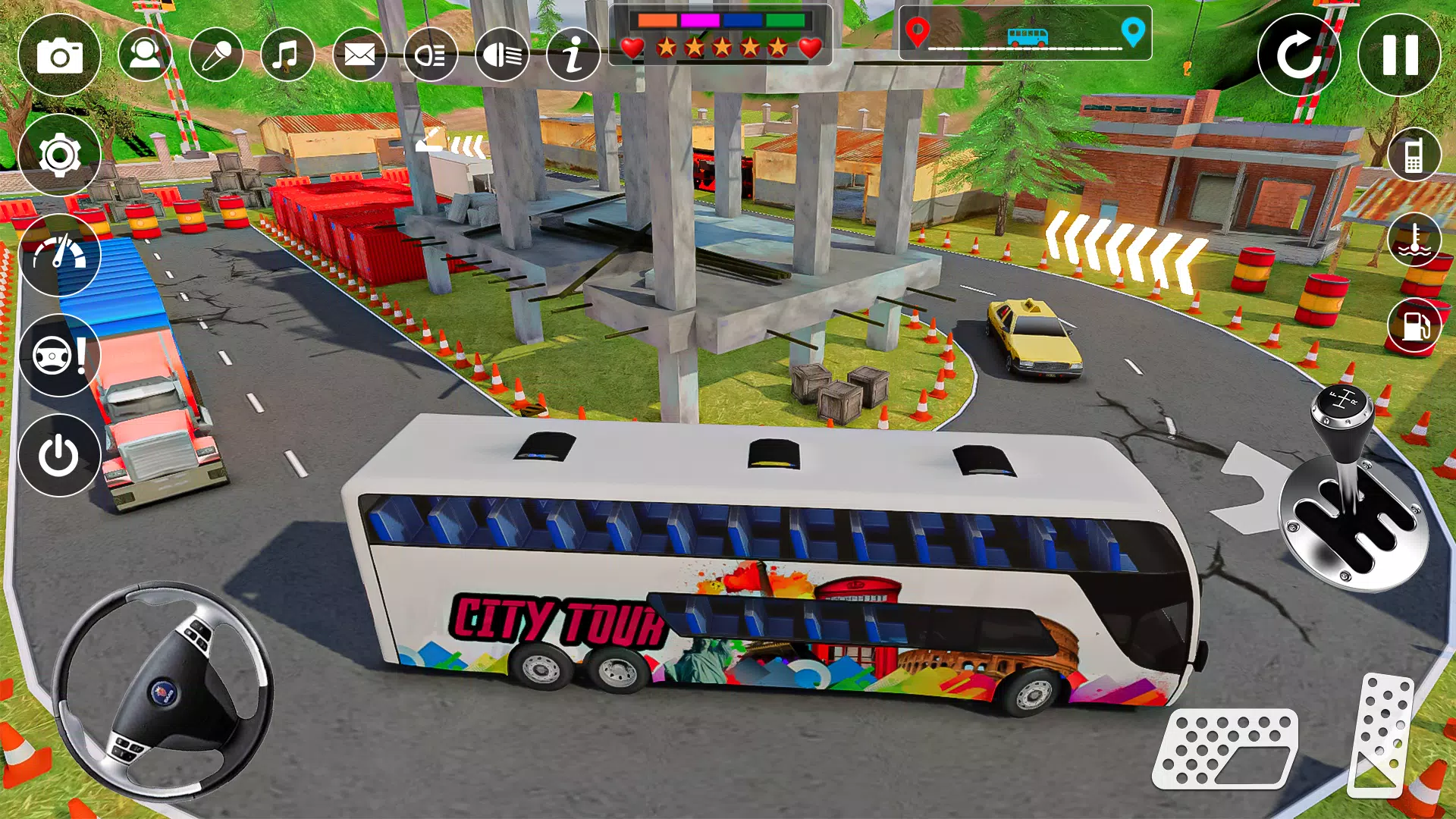 Bus Simulator School Bus Game应用截图