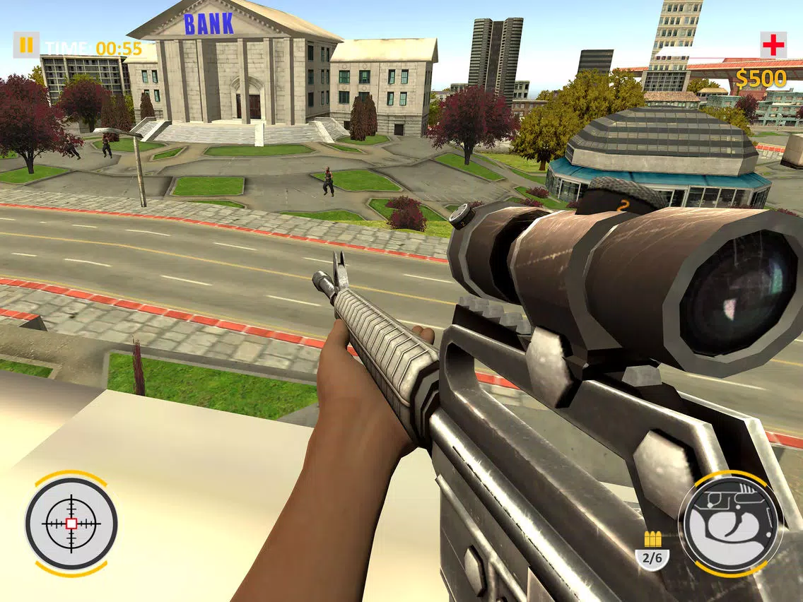 Ảnh chụp màn hình của Sniper Arena 3D: Secret Agent iPad 