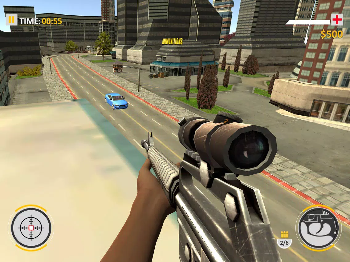 Ảnh chụp màn hình của Sniper Arena 3D: Secret Agent iPad 
