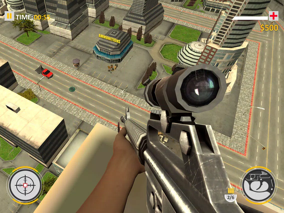 Ảnh chụp màn hình của Sniper Arena 3D: Secret Agent iPad 