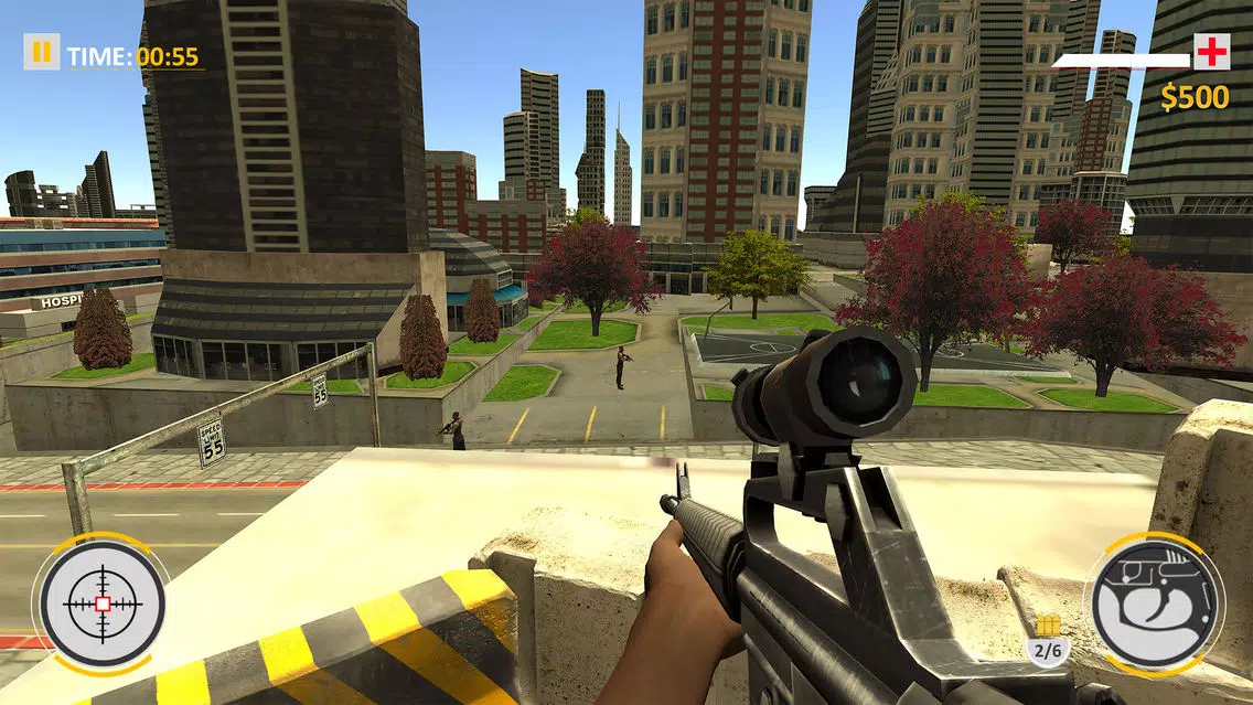 Ảnh chụp màn hình của Sniper Arena 3D: Secret Agent