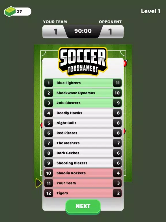 Soccer Time 3D iPad Screenshots