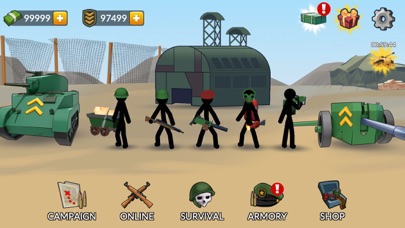 Ảnh chụp màn hình của Stickman WW2