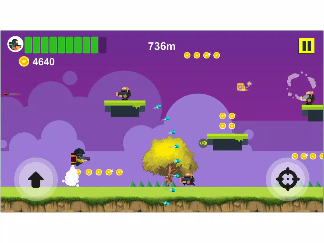 Captures d'écran de Flying Jet Man Hero iPad 