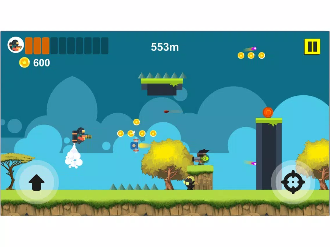 Captures d'écran de Flying Jet Man Hero iPad 