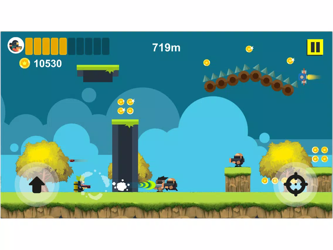 Captures d'écran de Flying Jet Man Hero iPad 