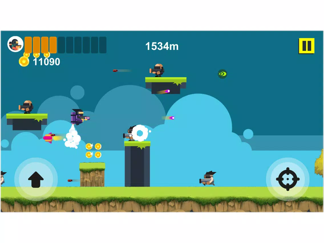 Captures d'écran de Flying Jet Man Hero iPad 