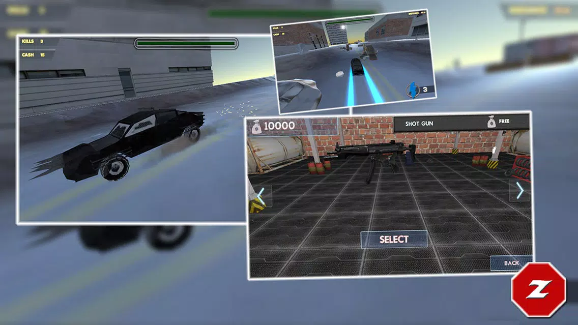 Zombie Road Kill- Race and kill Zombie highway Screenshots