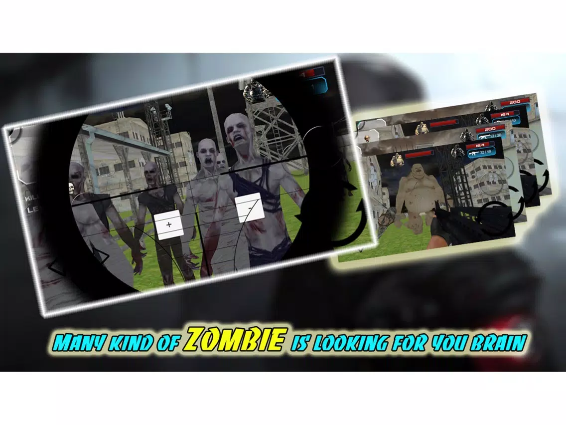 Скриншоты Zombie Shooter Killer game iPad 