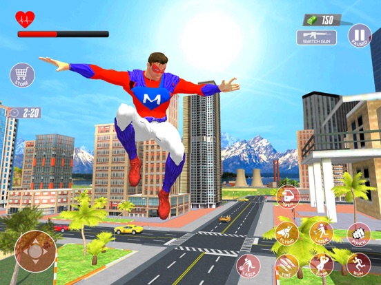 صور Super Hero Flying Simulator 3D iPad 