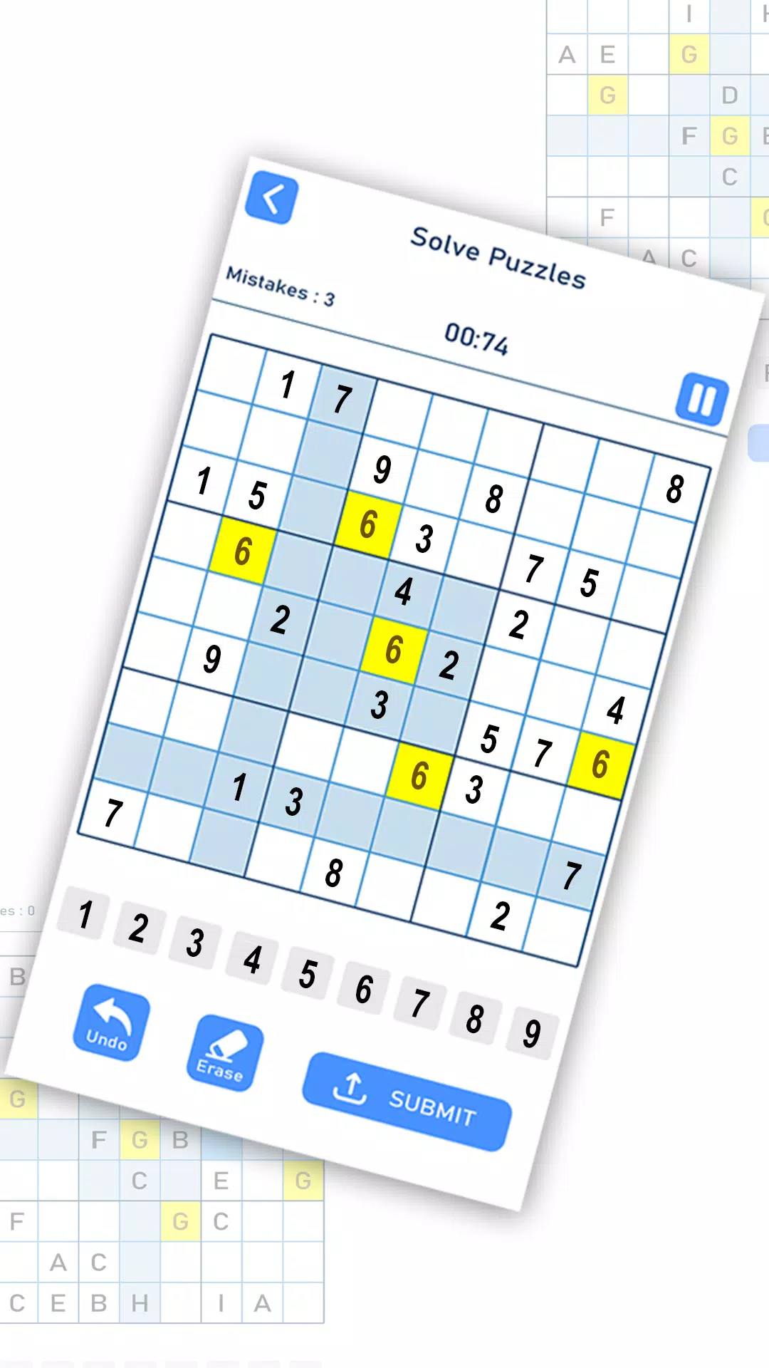 Capturas de tela do Sudoku Fun