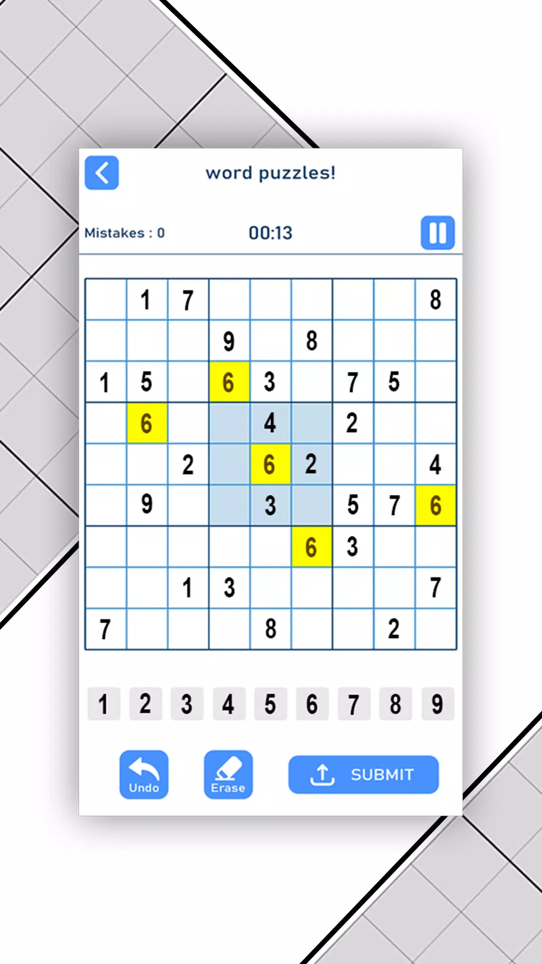 Capturas de tela do Sudoku Fun