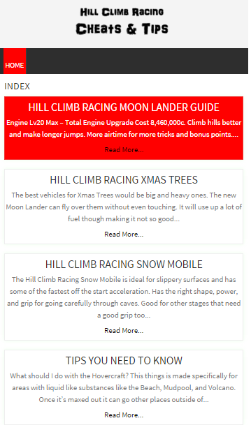 Video Guide Hill Climb Racing Screenshots