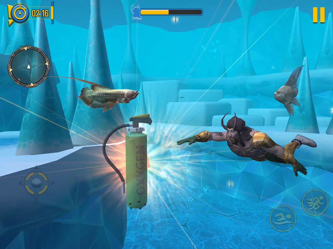 Скриншоты Superhero Aqua Man iPad 