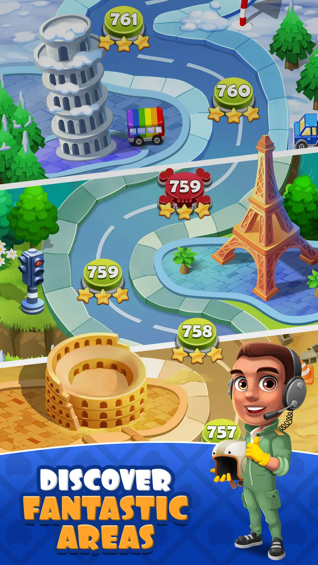 Traffic Jam Cars Puzzle Match3 Screenshots