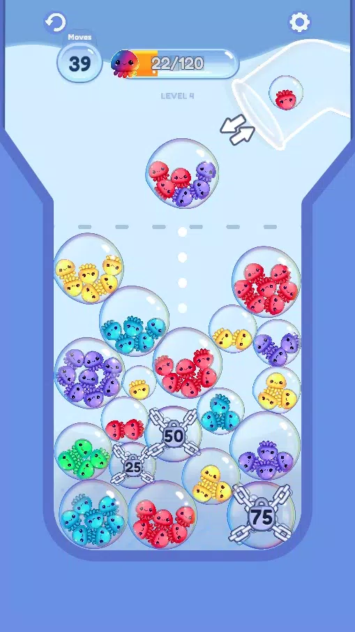 Drop & Sort Jellyfish Screenshots