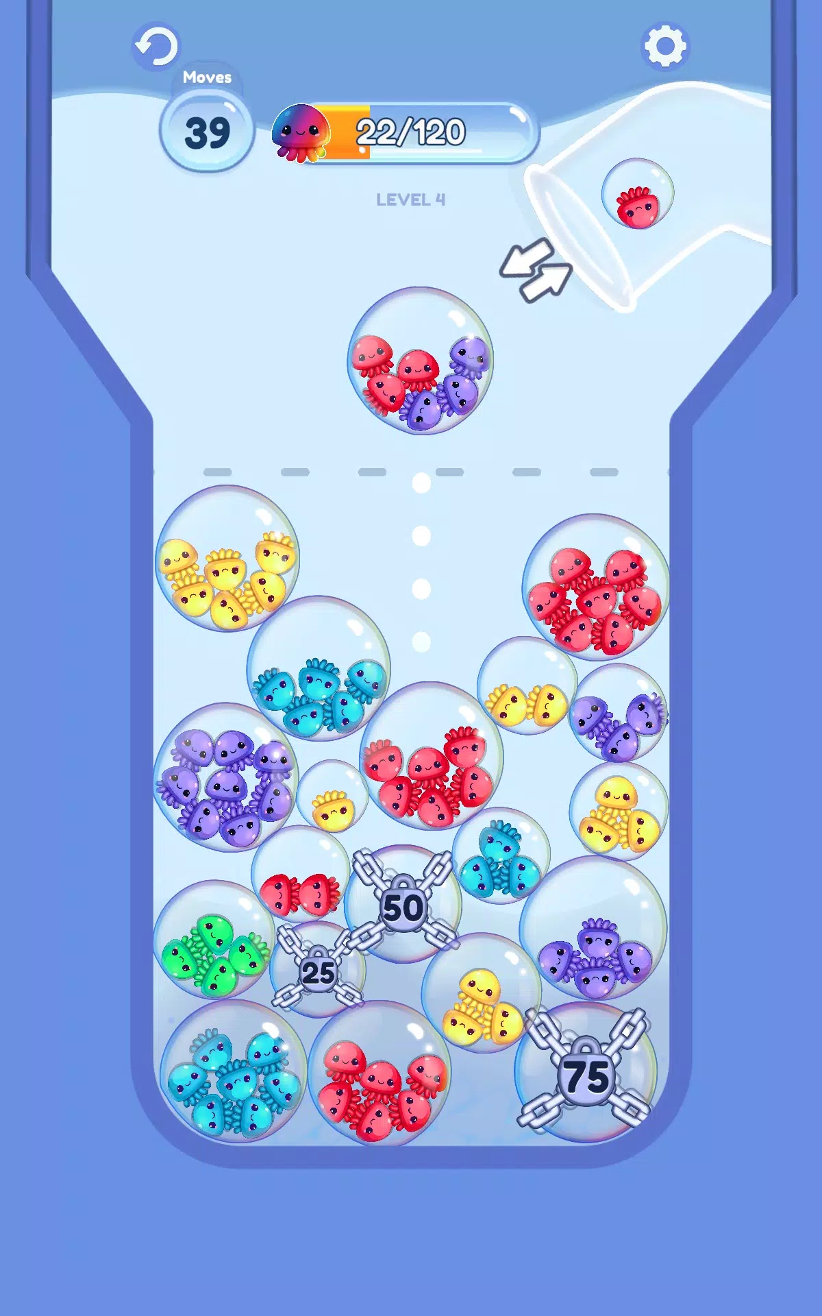 Drop & Sort Jellyfish Screenshots
